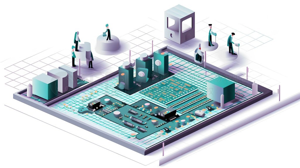 半導(dǎo)體芯片制造工廠的插畫(huà)與設(shè)計(jì)元素導(dǎo)航開(kāi)發(fā)指南